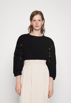 T-shirt à manches longues - black
