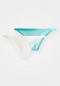 LAMINA 2 PACK - String - green/ivory