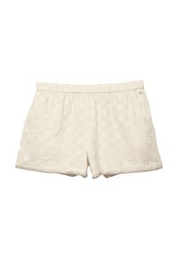 RUSTIC CHECK - Shorts - beige