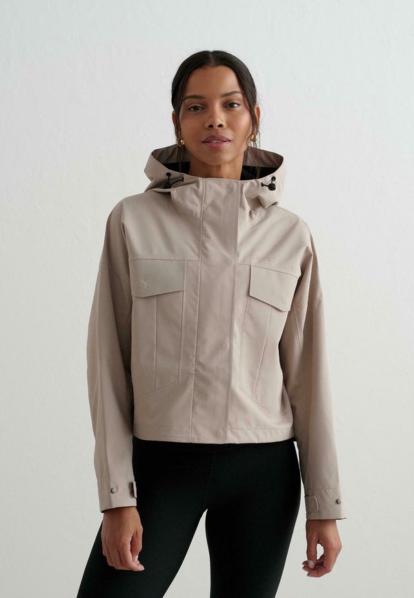 Regenjacke / wasserabweisende Jacke - beige