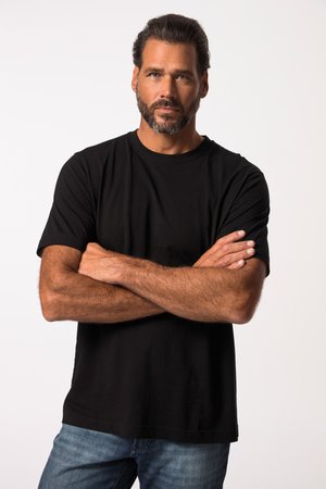 JP1880 RUNDHALSAUSSCHNITT - T-Shirt basic - black