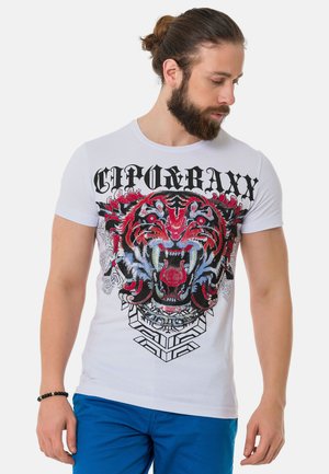 T-shirt print - white