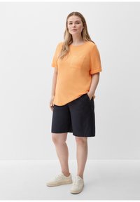 Triangle MIT WAFFELSTRUKTUR - Navadna majica - hellorange