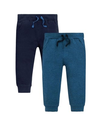 JoJo Maman Bébé JOGGERS 2-PACK - Pantalones deportivos - navy blue indigo