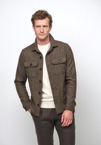 PROFUOMO - OVERSHIRT - Shirt - dark brown Thumbnail Image 1