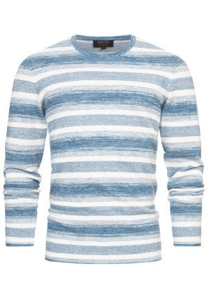 INDICODE JEANS, MANFRED - Striktrøje - copen blue