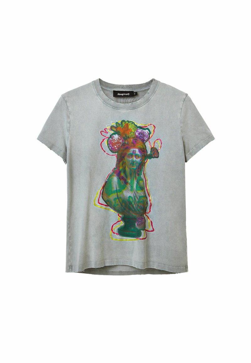 Desigual T-shirt print blauw Desigual T-shirt print blauw