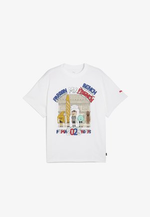 PARDON MY FRENCH - Tricou cu imprimeu - white