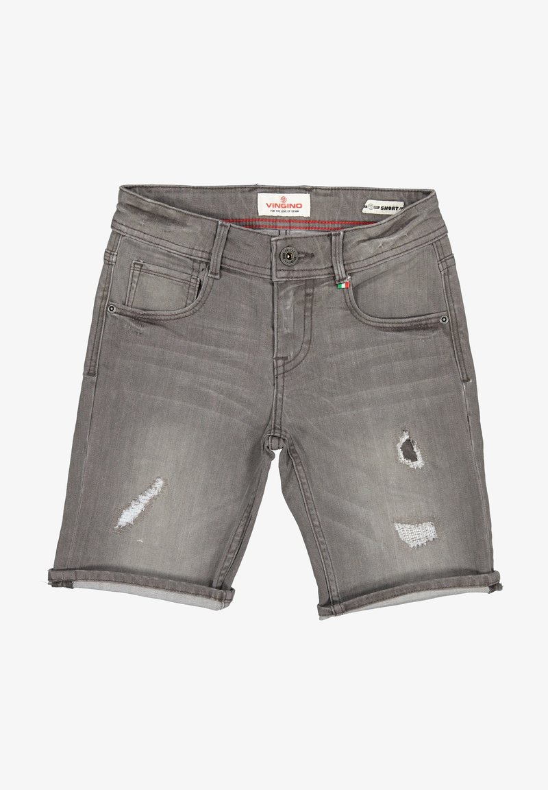 Vingino CLAAS CRAFTED - Džínové kraťasy - light grey