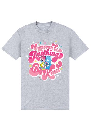 CARE BEARS TOGETHERNESS BEAR BE KIND - T-shirt con stampa - light heather