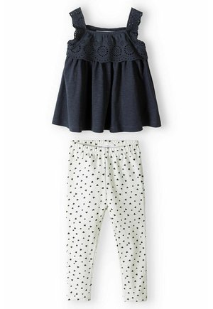 2 PCS SET  - Leggings - Byxor - dark grey white