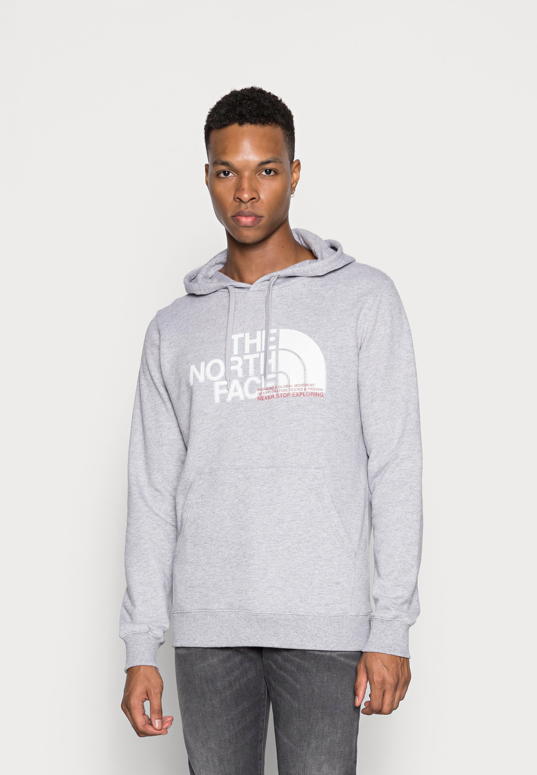 The North Face Coordinates Hoodie Kapuzenpullover Light Grey Heather Hellgrau Zalando De
