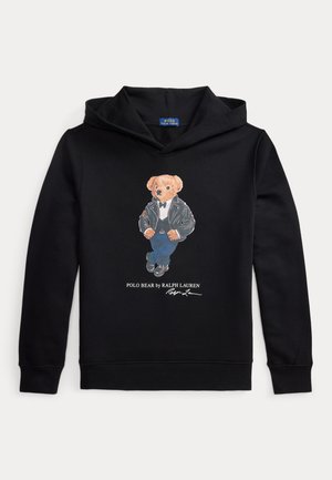 Polo Ralph Lauren, POLO BEAR HOODIE 7-14Y - Суитшърт с качулка - black