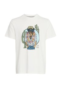 BHJERRON - Tričko s potlačou - white owl