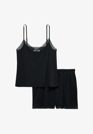 Marks & Spencer, TRIM SET - Nattøj sæt - black