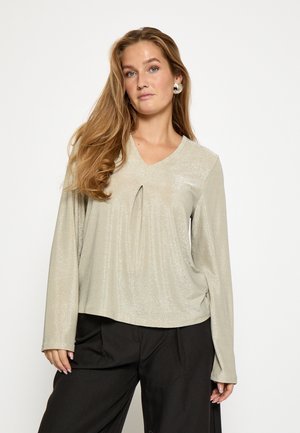 LILA  - Blouse - light birch metallic