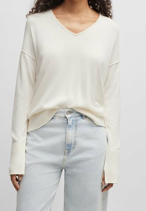 Strickpullover - white