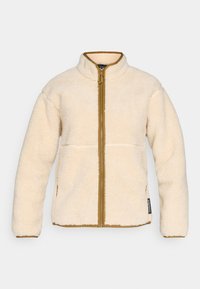 SOLID JACKET - Fleecejas - sand fog