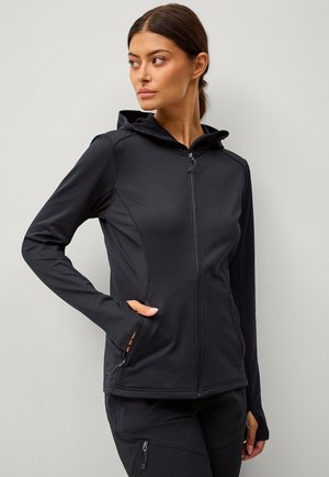 KAPUZEN - Sweatjacke - schwarz