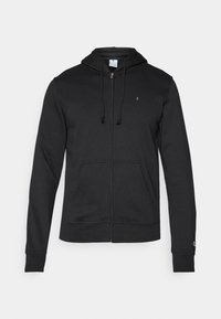 ICONS TONAL FULL ZIP HOODIE - Majica s kapuljačom i patentnim zatvaračem - black