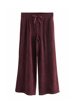 PULL-ON WIDE LEG   - Bukser - burgundy