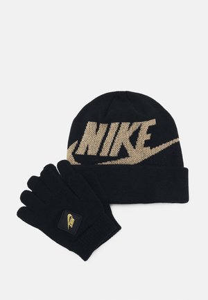 CROPPED FUTURA BEANIE SET - Gloves - black/gold