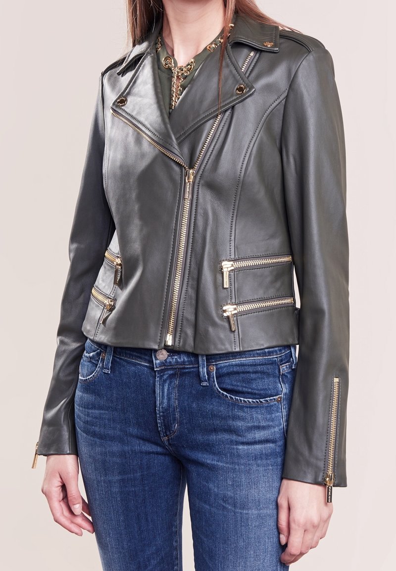 MICHAEL Michael Kors Giacca di pelle - dark green