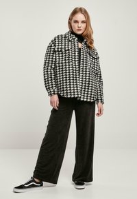 Urban Classics - AOP - Fleece jacket - blackhoundstooth Thumbnail Image 1