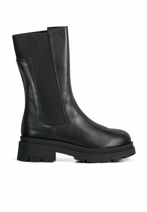 Bottines à plateau - nero
