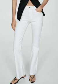 Mango Vaqueros rectos - white