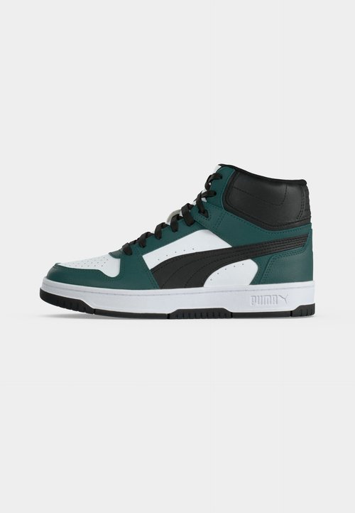 PUMA REBOUND SLAM MID JR UNISEX - High-top trainers - herb garden/black/white — foto 2