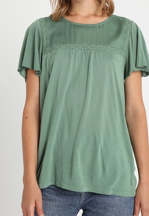 T-shirt med print - dark green