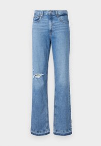 90S LOOSE HEARNE SLIT - Jean boyfriend - medium vintage destroy