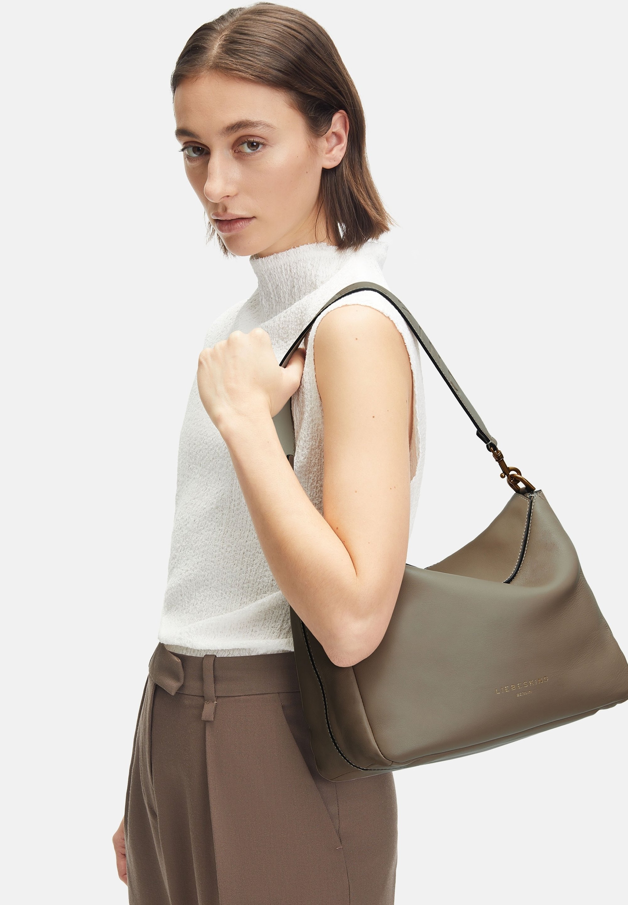 Liebeskind Berlin MIT MAGNETVERSCHLUSS - Handtasche - sandfarben  