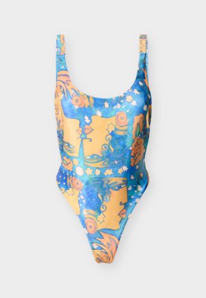 EL BESO ONE PIECE SWIMSUIT - Costum de baie - blue/yellow