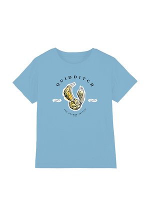 Cotton Soul, HARRY POTTER GOLDEN SNITCH I OPEN AT THE CLOSE UNISEX - Print T-shirt - light blue