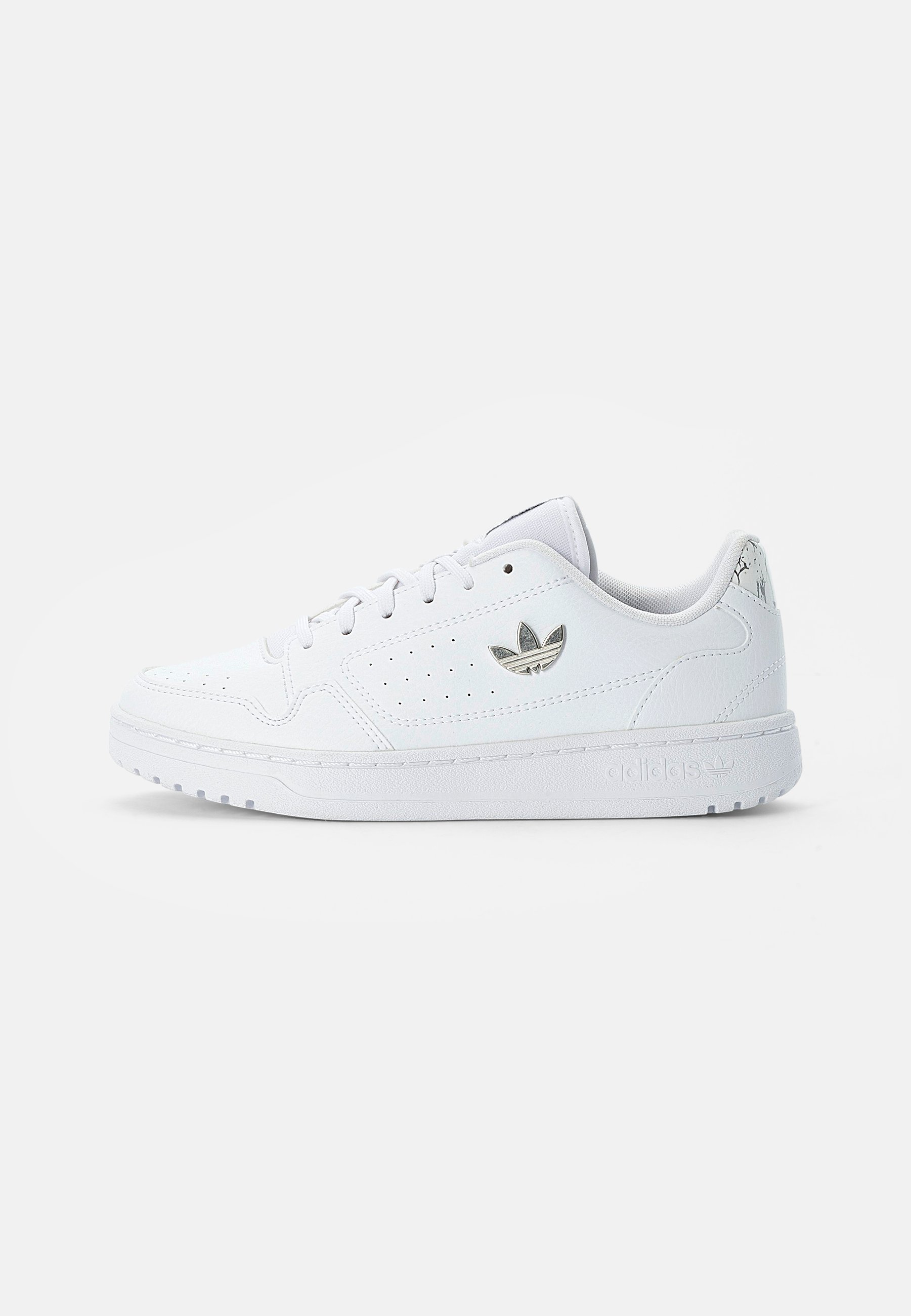 adidas Originals NY 90 UNISEX - Baskets basses - white/silver met/blanc -  ZALANDO.FR