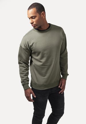 Urban Classics CREWNECK - Bluza - olive