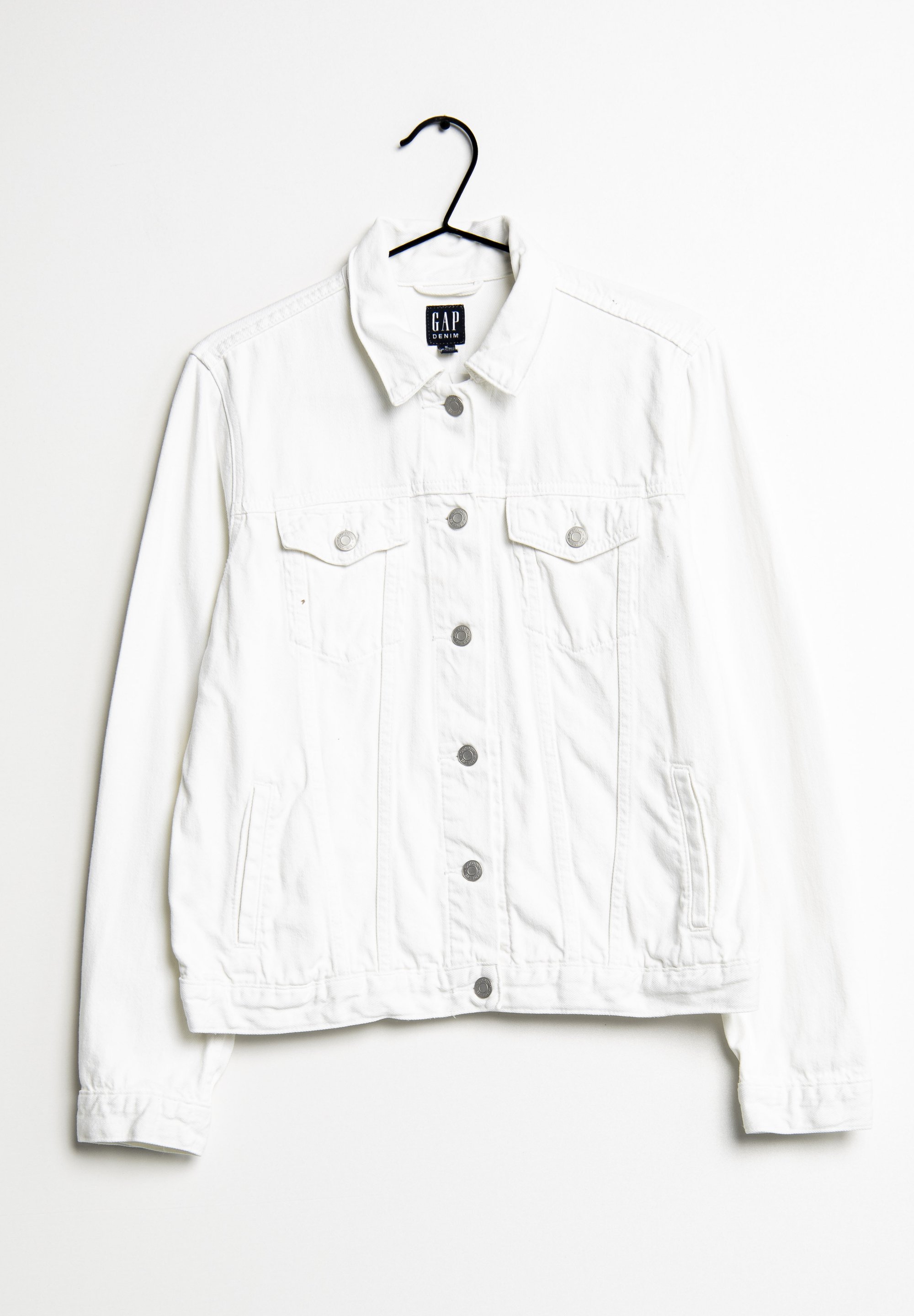 GAP Denim jacket - white - (Pre-owned) - Zalando