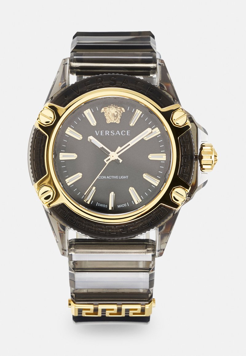 Versace - ICON ACTIVE UNISEX - Hodinky - transparent black/gold-coloured, Zväčšiť
