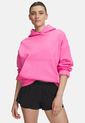 Under Armour, ICON FLEECE - Hoodie - pink frenzy