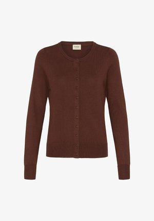 Fransa, FRZUBASIC 60 - Cardigan - rum raisin