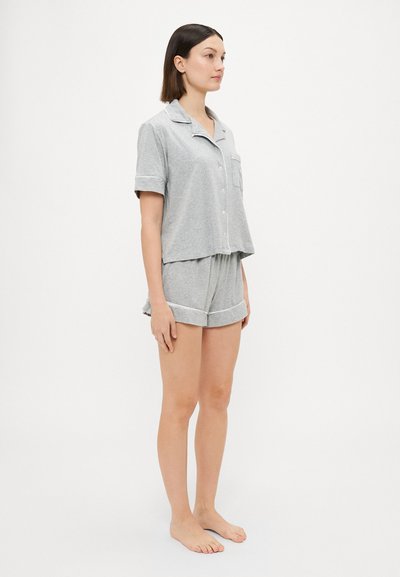 Polo Ralph Lauren SHORT SLEEVE PJ - Conjunto de pijama - heather grey
