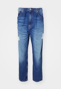 TROMPE L'OEIL PANTS - Relaxed fit jeans - stonewash blue