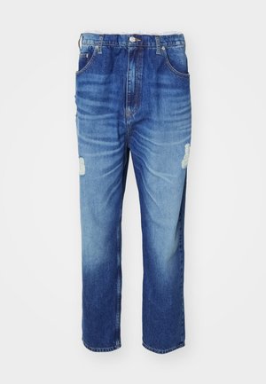 TROMPE L'OEIL PANTS - Relaxed fit jeans - stonewash blue