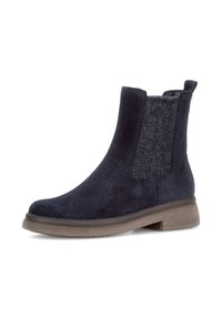 Gabor CHELSEA Platform ankle boots pazifik el wool/blue Zalando