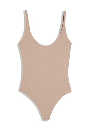 Bershka, TOP - Débardeur - brown