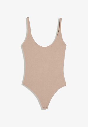 Bershka, TOP - Débardeur - brown