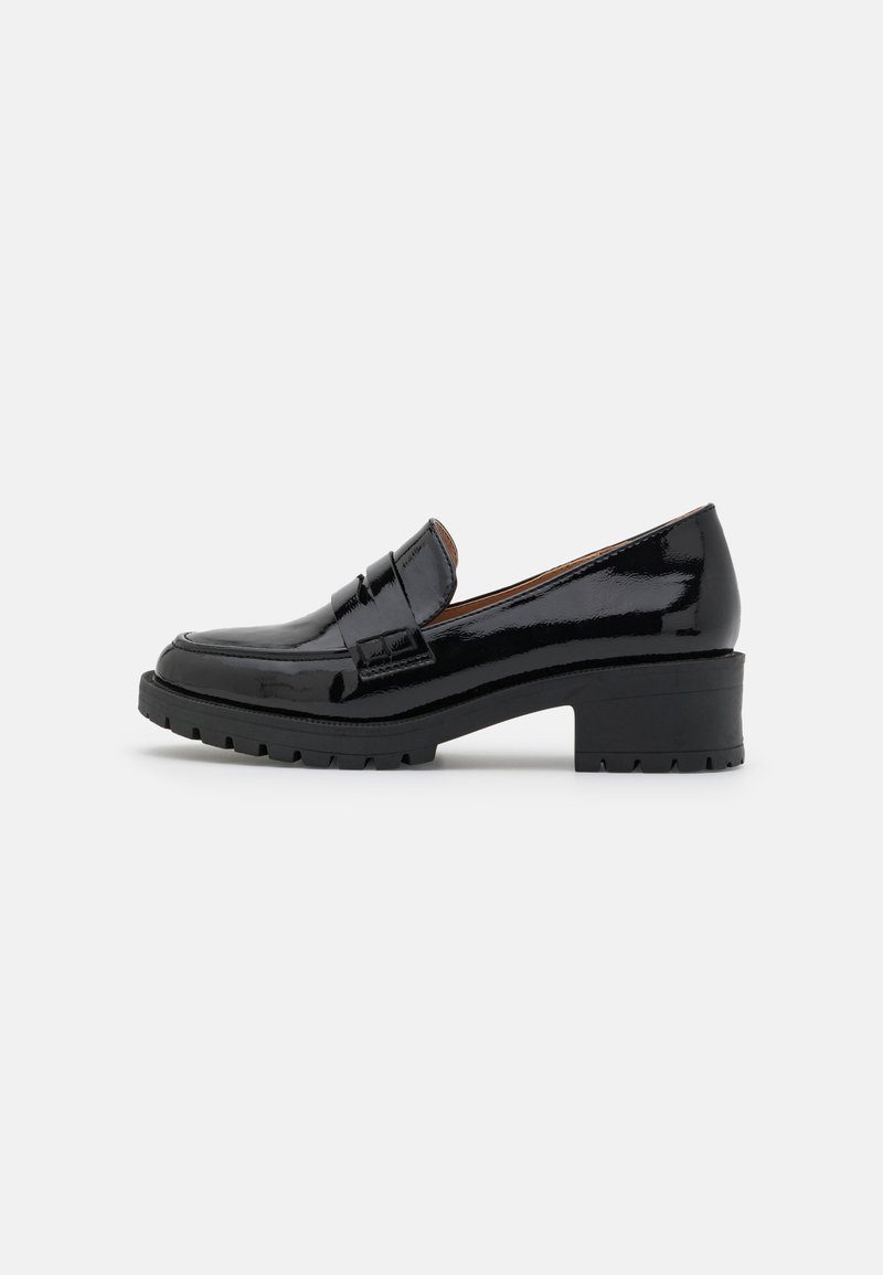 Bianco - BIAPEARL SIMPLE PENNY LOAFER - Slippers - black, Forstørre