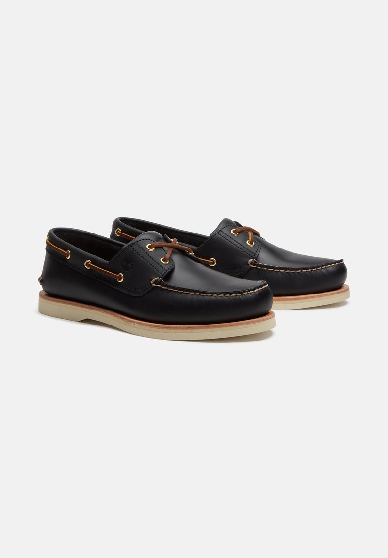 Timberland VIBRAM CRAFTED BOAT 2 EYE - Boat shoes - navy